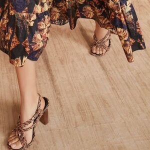 Ulla Johnson Uma Twisted Rope High Heels Dusk Size 10